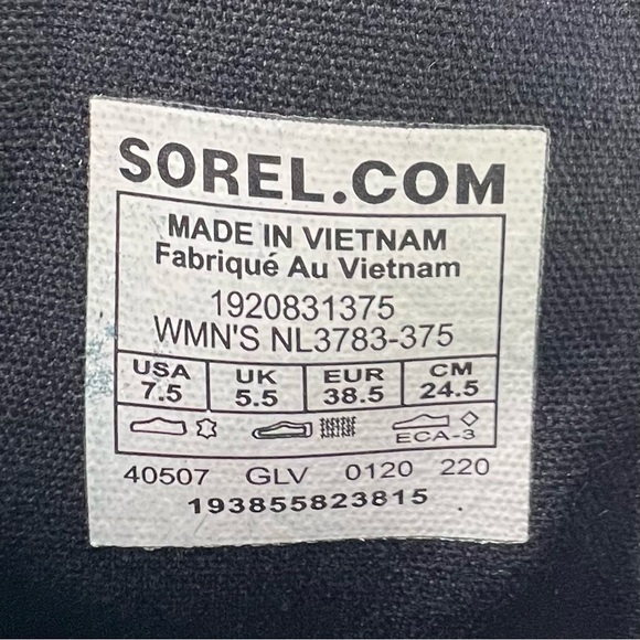 Sorel Lolla II Cut Out Boot Women’s Size 7.5 Dark Sea & Black Suede Booties EUC - Picture 10 of 13